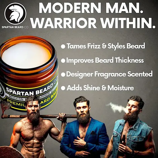 𝗦𝗣𝗔𝗥𝗧𝗔𝗡 𝗕𝗘𝗔𝗥𝗗™ Balm (80 % Rabatt – Erste Bestellung)