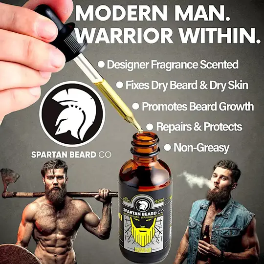 𝗦𝗣𝗔𝗥𝗧𝗔𝗡 𝗕𝗘𝗔𝗥𝗗™ Oil (80 % Rabatt – Erste Bestellung)