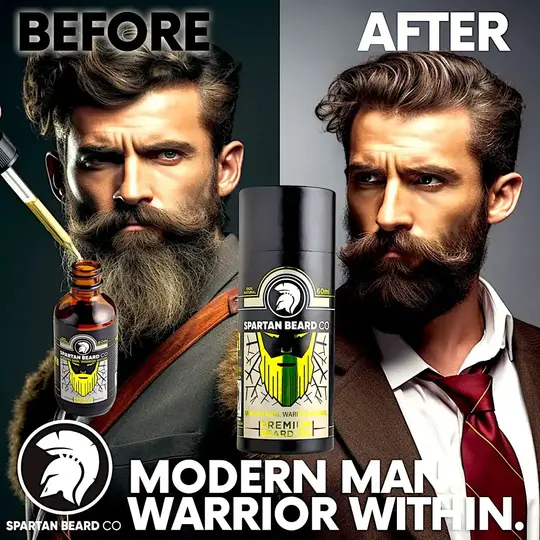 𝗦𝗣𝗔𝗥𝗧𝗔𝗡 𝗕𝗘𝗔𝗥𝗗™ Oil (80 % Rabatt – Erste Bestellung)