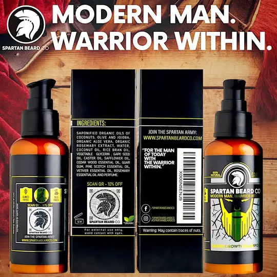 𝗦𝗣𝗔𝗥𝗧𝗔𝗡 𝗕𝗘𝗔𝗥𝗗™ Shampoo (80 % Rabatt – Erste Bestellung)