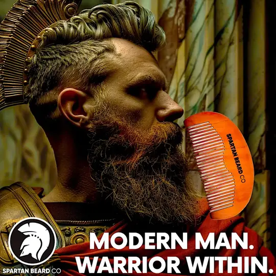𝗦𝗣𝗔𝗥𝗧𝗔𝗡 𝗕𝗘𝗔𝗥𝗗™ Comb (70 % Rabatt – Erste Bestellung)